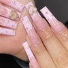 1799 Pcs 4 Sheets Rhinestone Stickers 3/4/5/6 mm Self Adhesive Rhinestones Gems for Face Eyes Makeup Hair Body (pink-3/4/5/6mm)