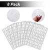 8 Sheets Self Adhesive Vinyl Letters Numbers Kit, Mailbox Numbers Sticker for Mailbox, Signs, Window, Door, Cars, Trucks, Home, Business, Address Number(White,1 Inch)