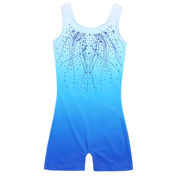 Zaclotre Kid Girls Gymnastic Leotard Sparkly Shiny Diamond Ballet Dance One Piece Outfit