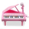 Amy&Benton Toy Piano for Baby Girls Pink Toddler Piano Keyboard Toy 1 2 3 Years Old Girls Kids Birthday Gift Toys