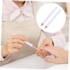 Gogogmee 30pcs Absorb white pencil nail art gems dotting pen manicure tools white nail whitening pencil Nail Rhinestone Picker Dotting Tool Wood Pen White Nail Pencil crayon pickup