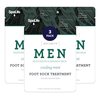 Spa Life Men's Cooling Mint Foot Repair Balm and Moisturizing Socks Set - Revitalizing Hydrating Foot Mask for Soothing Tired, Achy Feet and Softening Dry, Cracked Skin One Size Fits Most- 3 Pairs