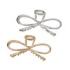 2 Pack Metal Bow Hair Claw Clips for Women 4.1 Inch Butterfly Barrette Claw Clips for Thin Thick Curly Hair Bow Hair Clips Strong Hold Jaw Clips Hair Accessories for Girls