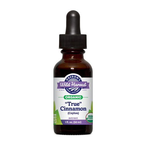 Oregon's Wild Harvest Cinnamon 1:2 Organic Herbal Supplement, 1 Fluid Ounce