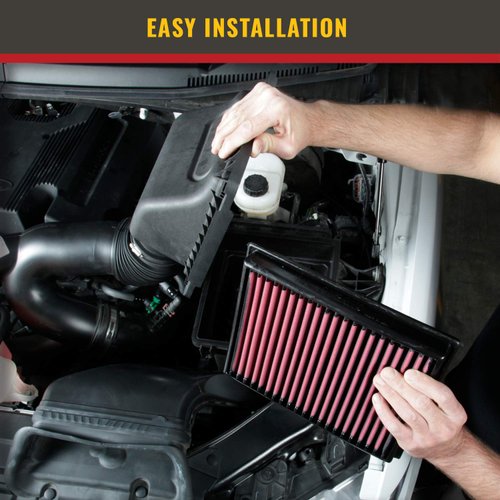 Airaid 700-458 Universal Clamp-On Air Filter: Round Tapered; 4 Inch (102 mm) Flange ID; 7 Inch (178 mm) Height; 7 Inch (178 mm) Base; 4.625 Inch (117 mm) Top