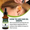 Organic Ear Wax Removal Drops for Clogged Ears – Natural Ear Wax Cleaner Oil for Kid, Adult, Baby – Earwax Removal Liquid for Unclogging Ears, Earaches, Ear Health (Made in USA)