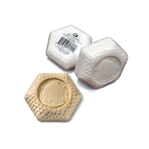 Apiana Double Bar Swiss Honey Soap in Gift Box, Royal Jelly, 3.5 oz, 2 count