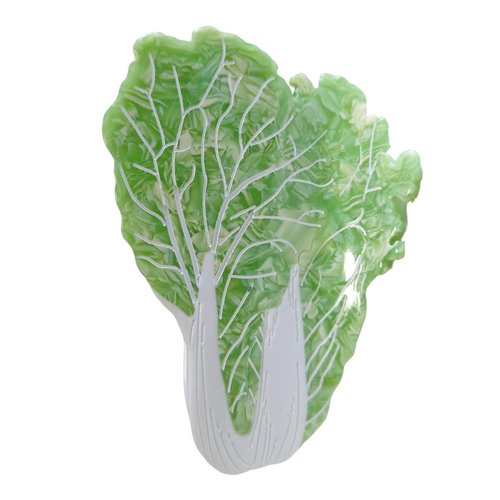 Funny Cabbage Hair Clip,Acetate Claw Clips,Hair Clips for Women,Grass Green