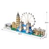 Kadablk Architecture Series Mini Bricks for Adults and Teens, London Skyline Collection 3430PCS,Micro Mini Blocks Set Model Kit,Landmark Model