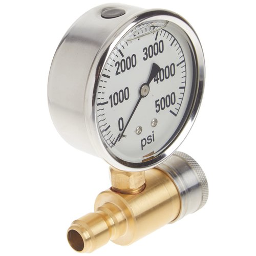 Northstar Pressure Washer Pressure Gauge - 5000 PSI, 3/8in. Fitting