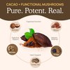 Real Mushrooms Unsweetened Organic Hot Chocolate Mix with 5 Defenders (Turkey Tail, Chaga, Maitake, Shiitake, & Reishi Mushroom) - Organic Cacao Powder - Vegan Mushroom Supplement, 15 Servings