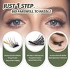 ETVITE Self Adhesive Eyelashes No Glue Eyelashes Self Adhesive Lashes Reusable Lash Clusters Pre Glued Eyelashes Non-irritating Pressure Sensitive Adhesive by ETVITE 10/12/14mm (Natural)