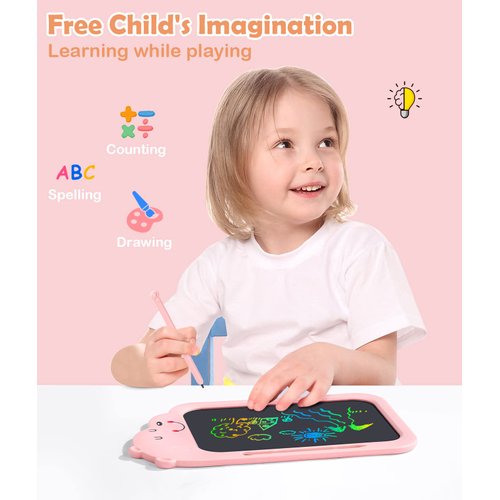 Beydoa LCD Writing Tablet for Kids, 8.5 Inch Doodle Board Drawing Tablet Drawing Pad for Kids, Educational 2 Year Old Girl Toys Gifts, Toddler Toys for 3 4 5 6 7 8 Girls Boys