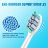 Replacement Toothbrush Heads for Philips Sonicare：8 Pack Soft Replacement Electric Brush Head Compatible with Phillips Sonicare Plaque Control Snap-on