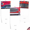 The Best Card Company 10 Assorted Thank You Notes Box Set 4 x 5.12 Inch with Envelopes (10 Designs, 1 Each) CAR AND GRILLE: 10 Assorted Thank You Note Cards w/Matching Envelopes. M2120
