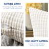 MIULEE Pack of 2 Pillow Covers 18 x 18 Inch Cream White Super Soft Corduroy Decorative Throw Pillows Couch Home Decor for Cushion Sofa Bedroom Living Room