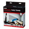 Franklin Sports Anywhere Table Tennis – Complete Portable Ping-Pong Set – includes Ping-Pong Paddles, Balls, Net, Plus Easy-Carry Bag – Easy Set-Up – Expands to 6’ – Easily Attaches to Table Surfaces