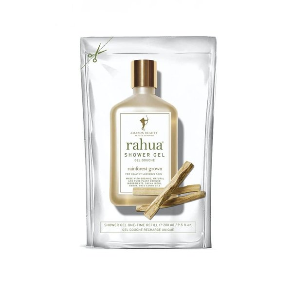 Rahua Shower Gel Refill 9.5 Fl Oz, Natural Body Wash Soap Made with Plant Based Organic Ingredients, Vanilla, Palo Santo, Lavender, Eucalyptus, Polyphenols, For Skin's Moisture Balance, All Skin Types