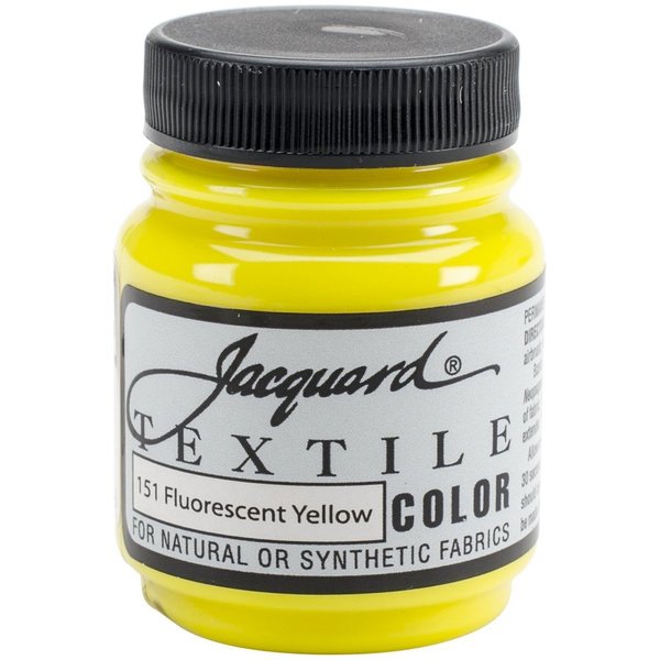 Jacquard Products Fluor Yellow-Textile Color Paint, Acrylic, Multicolour