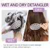 Daily Gard Detangling Brush, Dry and Wet Vented Detangler Hair Brush for Women and Men, Paddle Quick Drying Hairbrush for Wet/Dry/Curly/Thick/Long/Wavy/Damaged Hair, Beige