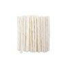 Dog Chew Treats Rawhide Twist Natural Premium 5" Twisted Dental Choose Quantity (25 Pack, Natural)