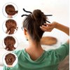 JJUNW 6 PCS Wooden Hair Bun, Japanese Chinese Hairpin, Elegant Hair Pins, Hair Chopsticks Retro Hair Forks Hanfu Pins Bun Holders for Long Hair Women's Hair Sticks for Women's Decorative Hair