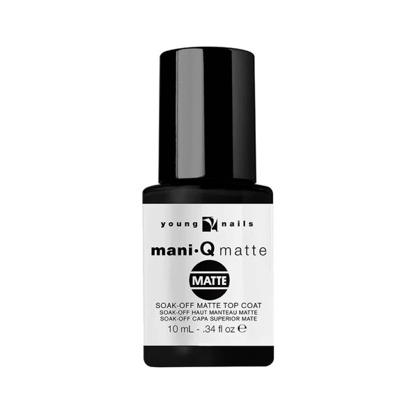 Young Nails Mani-Q Gel Polish, Color Gel Nail Polish for Natural or Artificial Nails, Cure with LED or UV Light, Soak Off Gel Polish 0.34 fl oz.