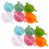 lasenersm 12 Pieces Plastic Facial Mask Mixing Bowl With Stirring Spatula Facemask Bowl Mud Mask Mixing Bowl DIY Skin Care Mixing Tool Kit for Lady Women Home Beauty Salon Use, Random Color