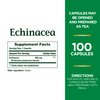 Nature's Bounty Echinacea, Herbal Supplement, Supports Immune Health, 400mg, 100 Capsules