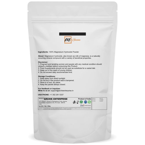 mGanna Magnesium Hydroxide Powder 454 GMS / 1 lbs