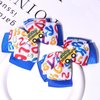 HIFANMM 2Pcs Back to School Hair Clips Blue Bow Hair Accessories for Girls Cute Cartoon School Bus Hairpins Funny Letter Alligator Hair Barrettes for School Opens Season Students Toddlers Kids Decor