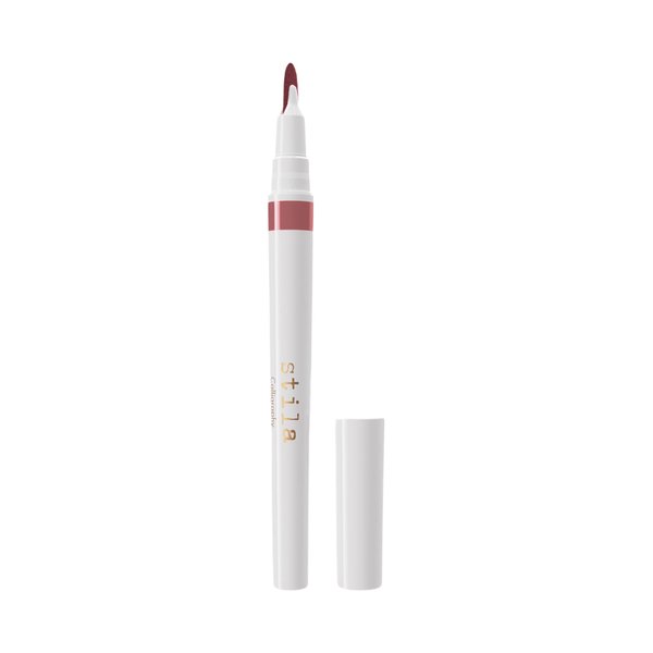 stila Calligraphy Lip Stain | Long-Lasting Tint, Moisturizing, Transfer-Proof, Lightweight, Sheer Buildable Color, Fades to a Natural Wash of Color | Maya, 22 Fl. Oz.