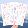 10 Sheets Cute Cartoon Butterflies and Cats Temporary Tattoos Birthday Themed Party Supplies Decoration Favors Cartoon Cute Sticker for Kids Boys Home Activity Class Prizes Carnival Holldays Rewards