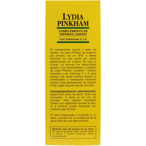 Lydia Pinkham Liquid Herbal Supplement for Menstruation and Menopause Support, 16 Ounce