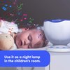 Noa Store Sensory LED Room Lights - Light Projector for Bedroom - Ocean Waves Projection Lamp with Calming Music - Night Light for Kids - Blue Ceiling Projector Lamps for Adults and Children