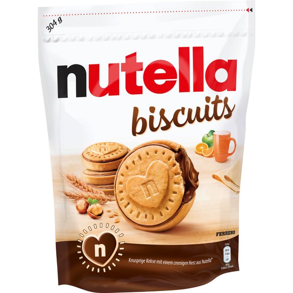 Nutella Biscuits Resealable Bag, 10.72 Oz