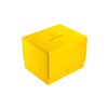 Sidekick 100+ XL Convertible Deck Box | Sideloading Card Storage with Removable Cover Clips Holds 100 Double-Sleeved Cards in Extra Thick Inner Sleeves Yellow Color Made by Gamegenic (GGS20096ML)