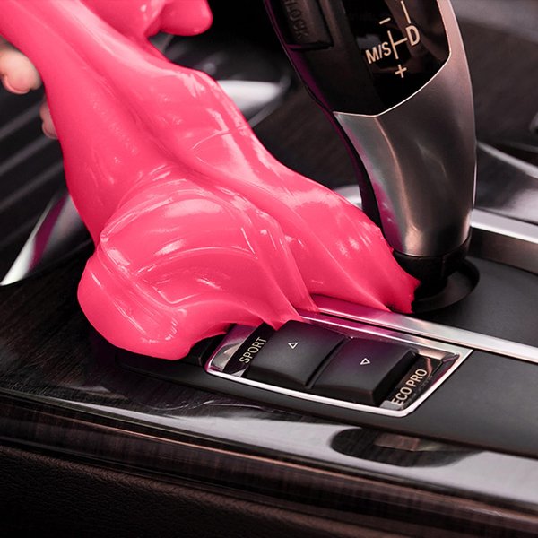 PULIDIKI Car Cleaning Gel for Car Cleaning Putty Car Slime for Cleaning Car Interior Cleaner Car Cleaning Supplies Auto Detailing Tools Car Essentials Car Accessories for Women Interior Cute Set Pink