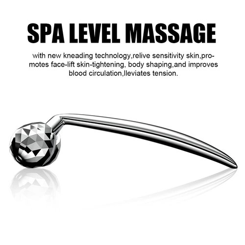 Ihelol Face Roller Face Massager, Metal Facial Roller, Face Lift Beauty Roller for Facial, Neck, Eye, Body, Skin Care