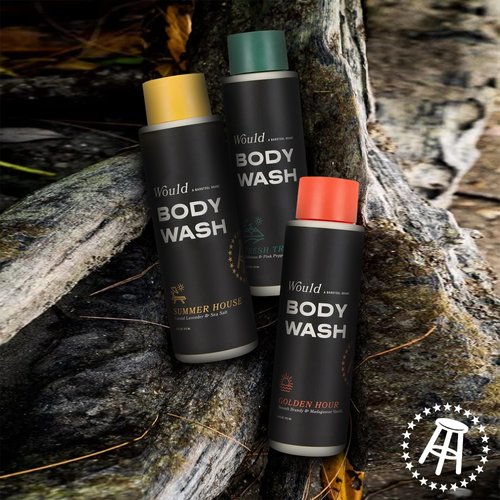 Would Men's Body Wash - 16.00 Fl Oz Moisturizing Dry Skin Formula - Smooth Brandy And Madagascar Vanilla Body Wash For Men - Hydrating Mens Soap Body Wash - 1 Pack