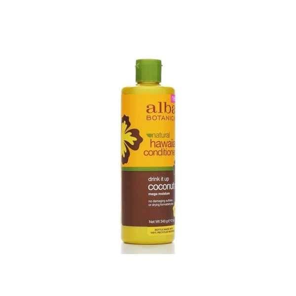 Alba Botanica Natural Hawaiian Conditioner Coconut Milk, 12 oz (Pack of 4)