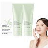 2PCS Purifying Exfoliating Gel, Exfoliating Scrub, Purifying Exfoliating Gel Moisturizing Cleanses Skin Give, Exfoliating Gel, Body Exfoliating Scrub Gel and Deep Cleansing Face