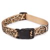 East Side Collection Cheetah-Print Nylon Dog Collar, 10–16 Inch