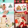 LINAYE 72 Sheets Christmas Stickers Crafts for Kids Toddlers, 8 Styles Make Your Own Christmas Stickers Goodie Treat Bag Stuffers Christmas Game Activities for Kids Toddlers Christmas Party Favors