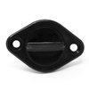 Five Oceans Kayak Drain Plug - Boat Plug - Boat Drain Plug - Captive Garboard Drain Plug, for 1-Inch Transom Hole, Oval Shape, Thread with Rubber Washer Gaskets, Black Nylon - FO1569