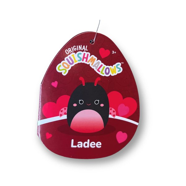 Squishmallows Official Kellytoy Ladee Ladybug Hot Pink, Red and Black 11 Inch Insect Plush - 2023 Valentine's Squad Stuffed Animal Toy Pillow