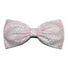 Lolita Inspired Hair Bow Collection-lace-glitter (Light Pink Lace, Barrette)