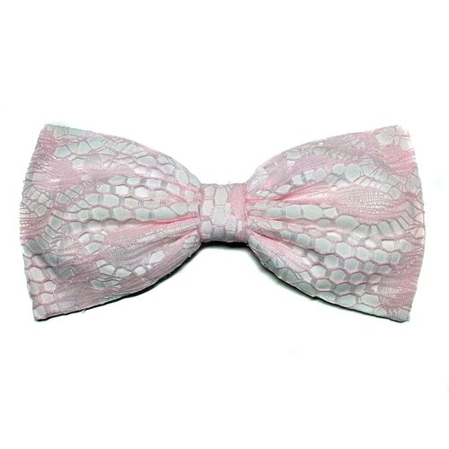 Lolita Inspired Hair Bow Collection-lace-glitter (Light Pink Lace, Barrette)