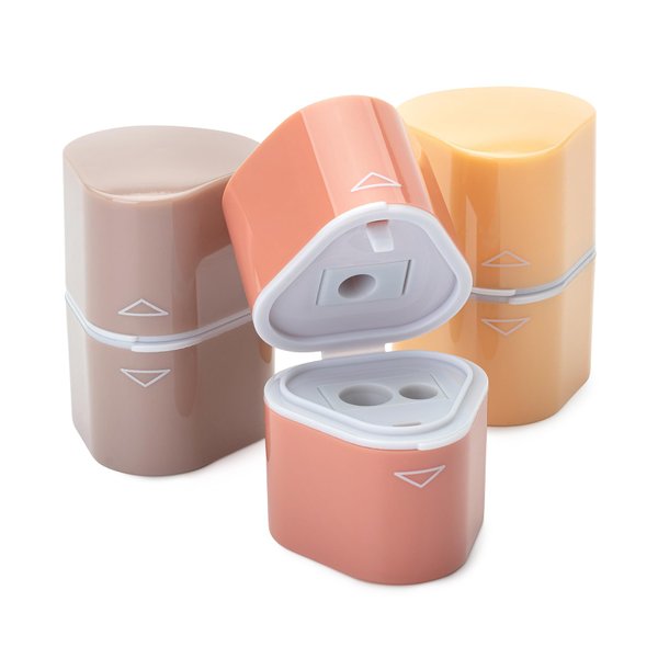 Mr. Pen- Pencil Sharpener for Colored Pencils, 3 Pack, 3 Hole, Pencil Sharpeners Manual, Handheld Pencil Sharpener, Pencil Sharpeners Handheld, Crayon Sharpener, Colored Pencil Sharpener
