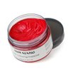 MOFAJANG Unisex Hair Wax Color Dye Styling Cream Mud, Natural Hairstyle Pomade, Washable Temporary,Party Cosplay (Red)